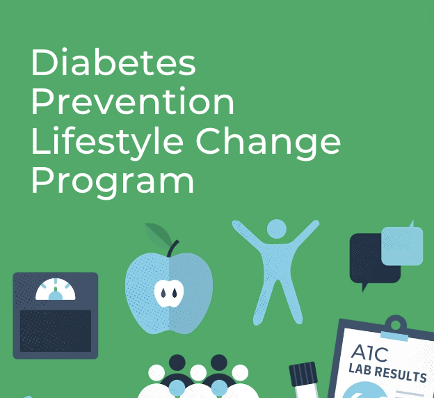 Image with title: The Diabetes Prevention Lifestyle Change Program